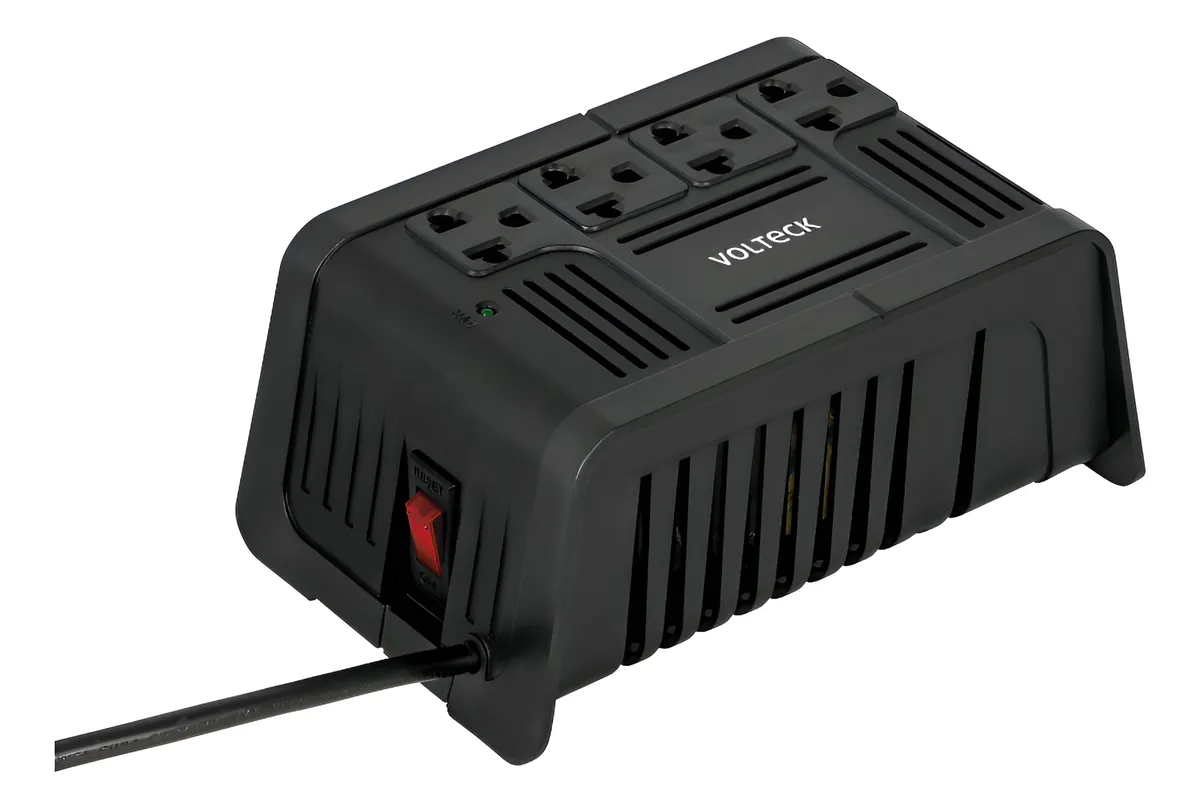 Regulador de Voltaje de 800 VA/ 400 w 4 contactos