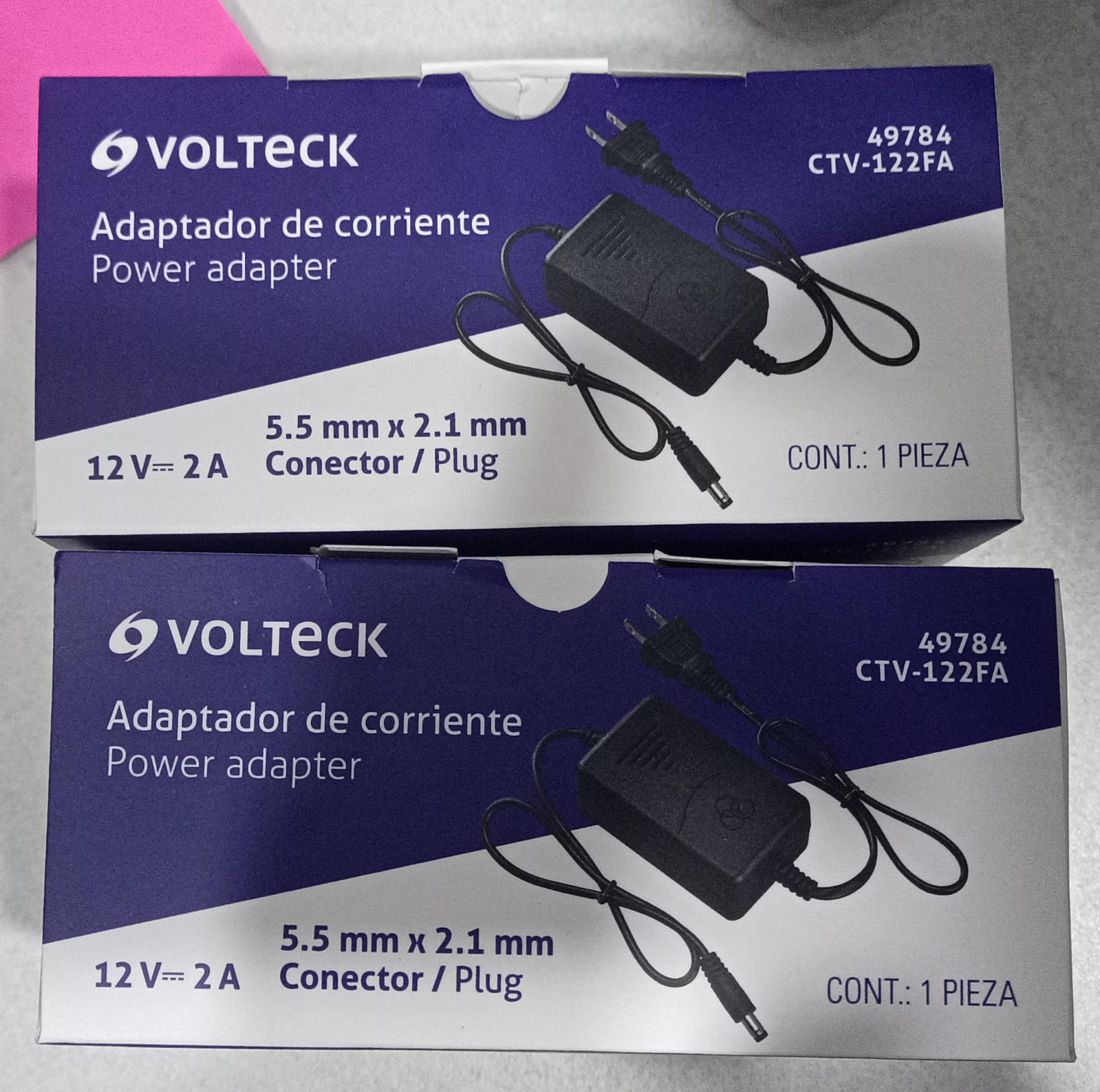 Adaptador de corriente 12V-2A
