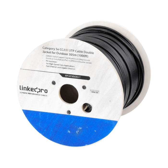 Bobina de cable de 305 m Cat5e