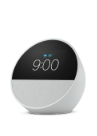 Amazon Echo Spot (modelo más reciente): ideal para mesitas de noche, oficinas y cocinas, incluye despertador inteligente con Alexa