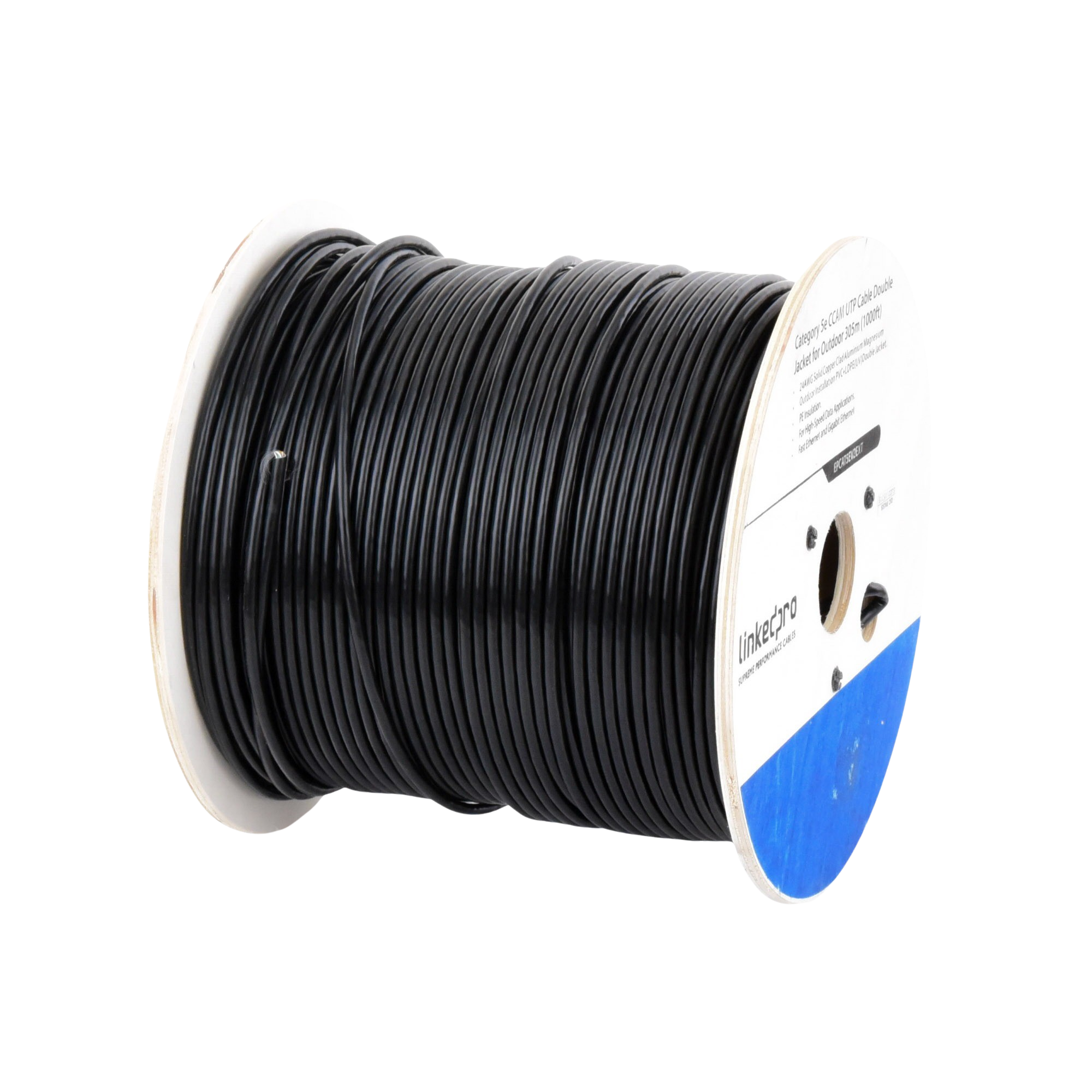 Bobina de cable de 305 m Cat5e x Metro