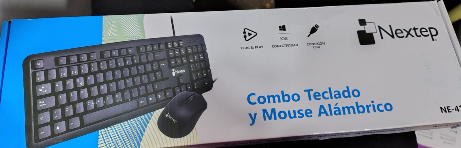 Combo teclado y Mouse Alambrico
