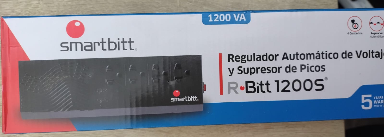 Regulador Automatico de Voltaje RBIIT 1200S