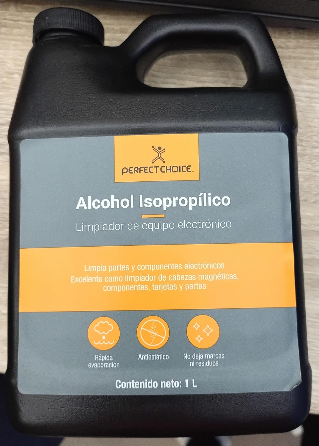 Alcohol Isopropilico en liquido Perfect Choice 1L