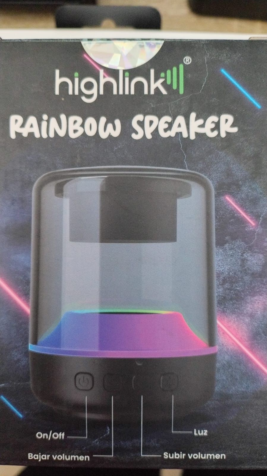 Bocina Portil Rainbow Speaker