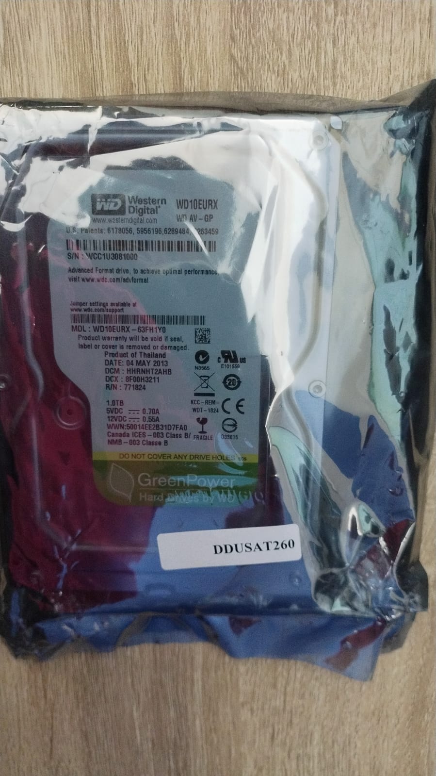Discoi Duro Data 1 TB Green Power