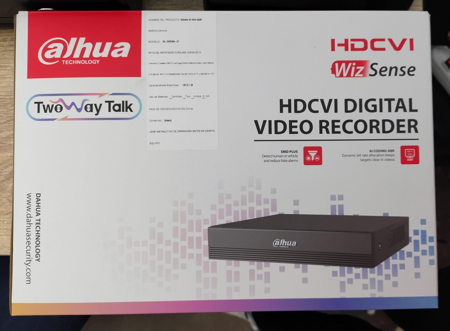 DVR 4 canales 2 MP Ajhua