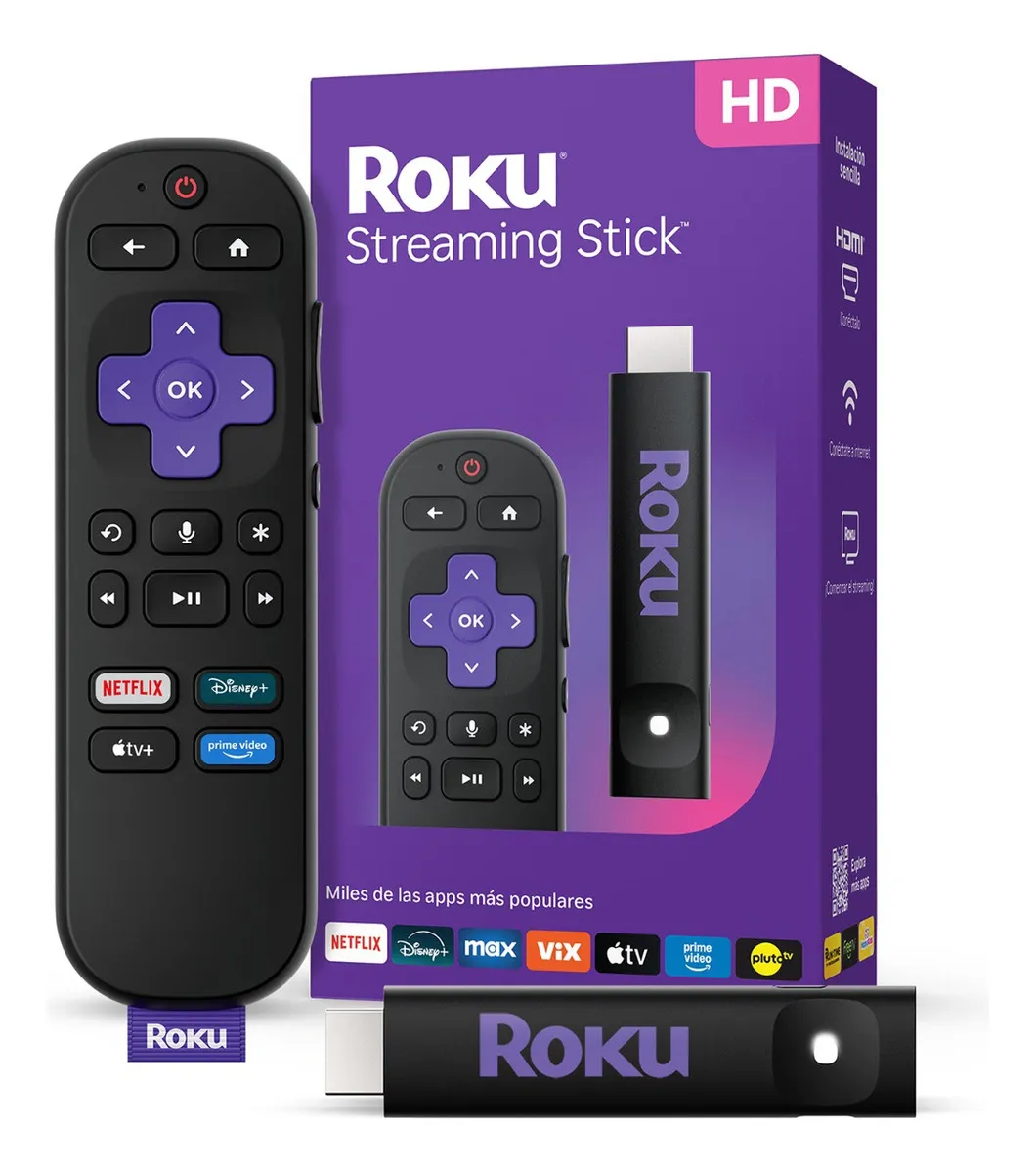 Roku 3840 Streaming Stick Control de Voz