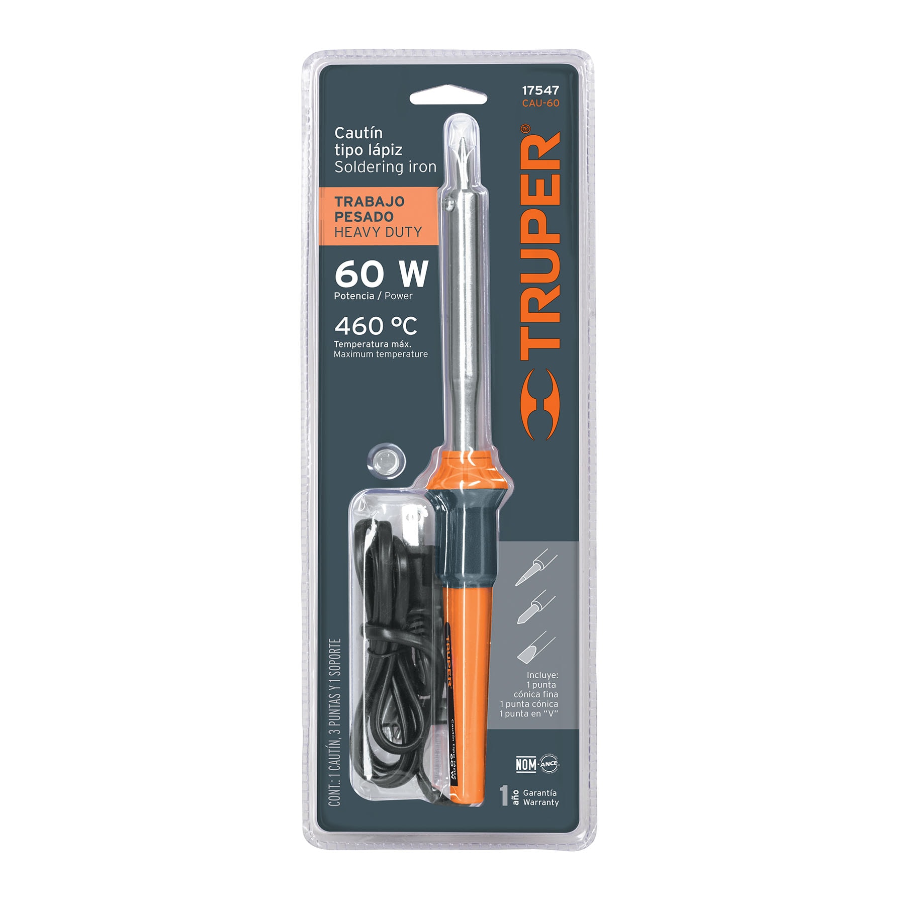 Cautin tipo Lapiz de 60W TRUPER