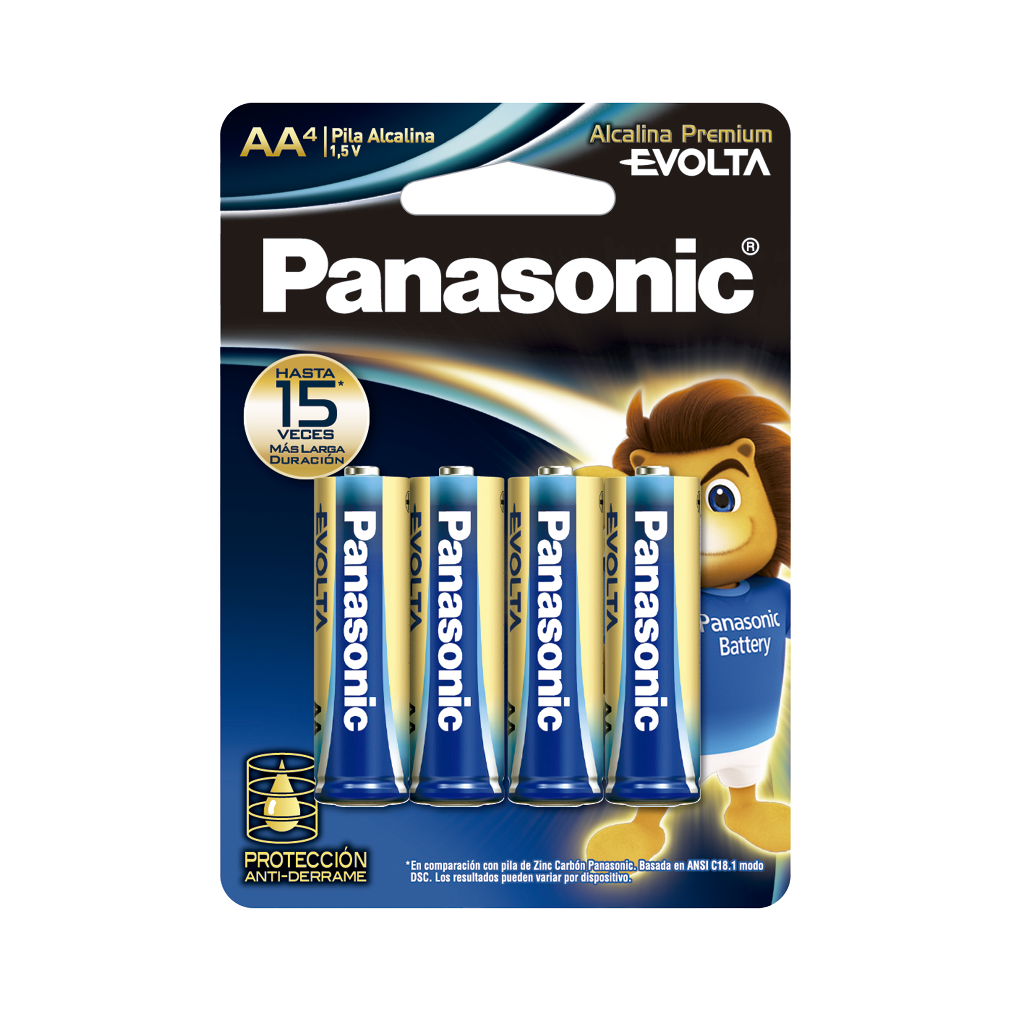 Bateria Alcalina Panasonic AA (No recargable)