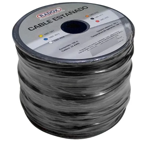 Cable estañado por metro