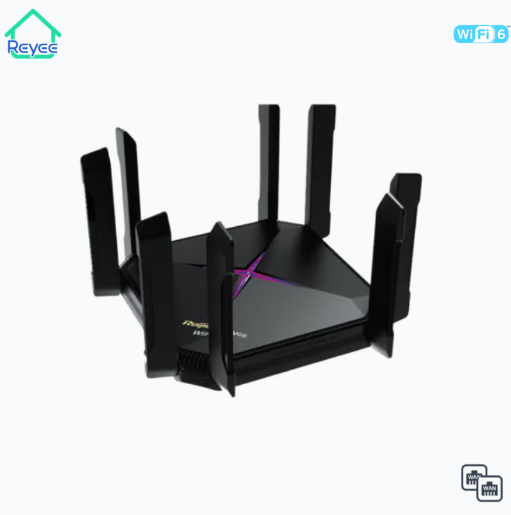 Home Router inalámbrico Wi-Fi 6 MESH , Diseñado para GAMING con doble puerto WAN