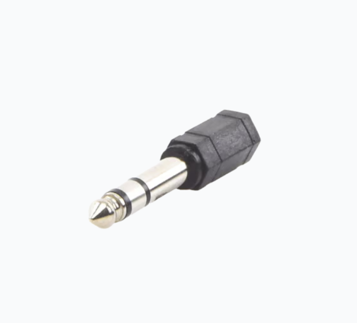 Adaptador de audio 3.5mm hembra a 6.3mm macho