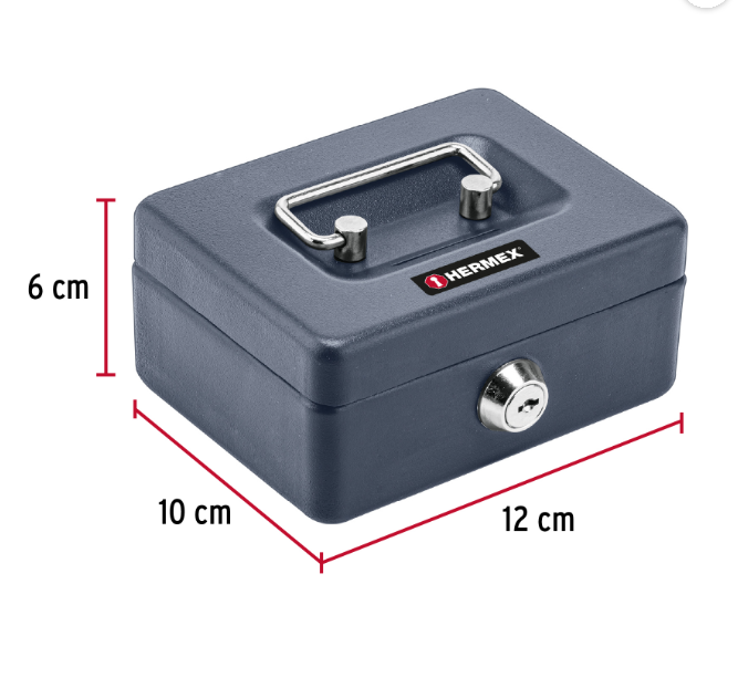 CAJA PARA DINERO, 12 CM, HERMEX