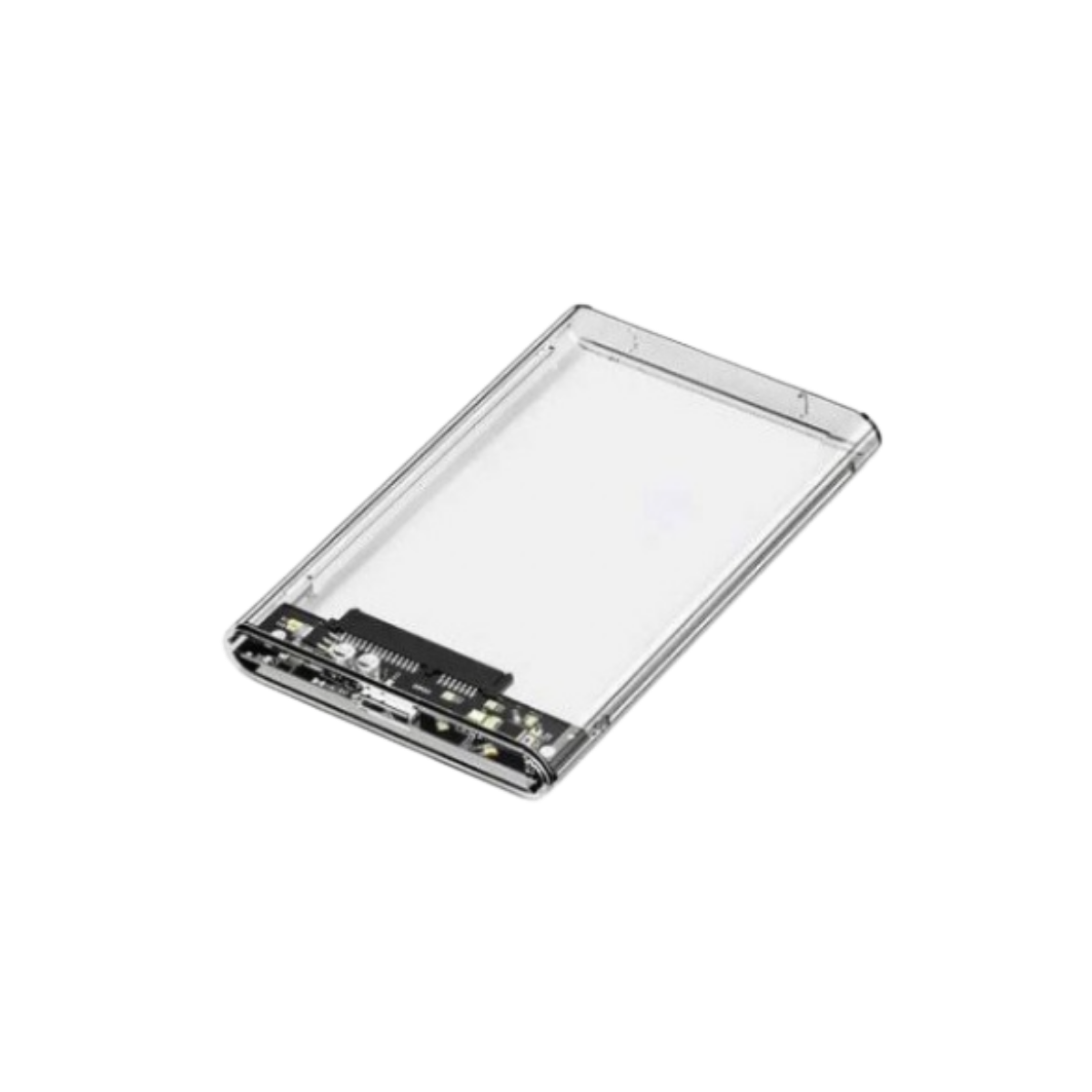 ENCLOSURE, GABINETE GLASS PARA DISCO DURO SSD, SATA I/II/III 2.5 Pulgadas USB V3.0