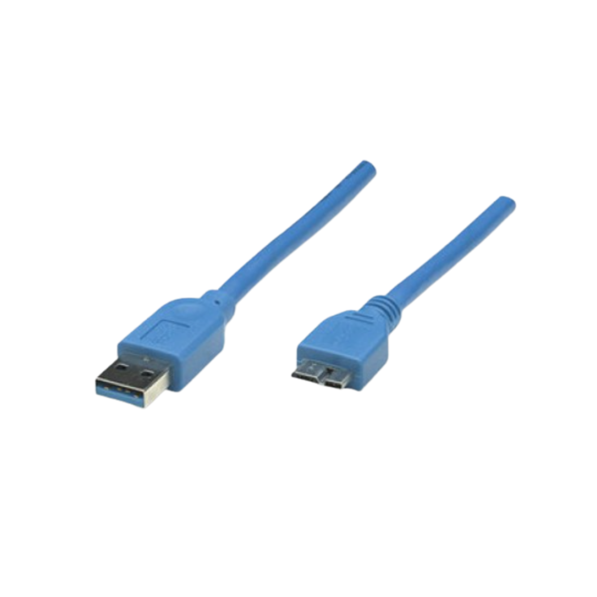325424 Cable para Dispositivos USB Micro-B de SúperVelocidad; USB 3.2 Gen 1, A Macho/ SuperSpeed Micro-B Macho, 5 Gbps, 2 m, Azul