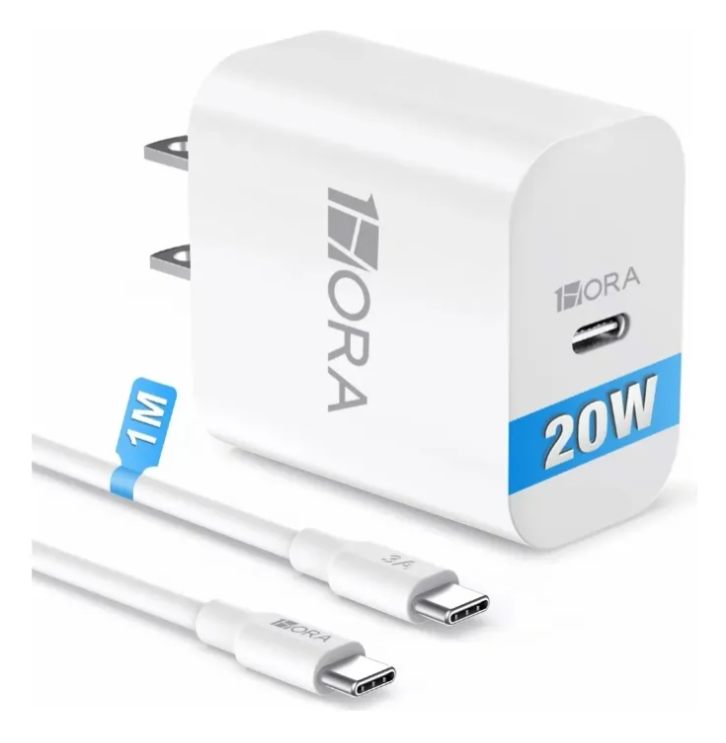 Cargador Tipo C A C 20w 3a 1hora Gar153