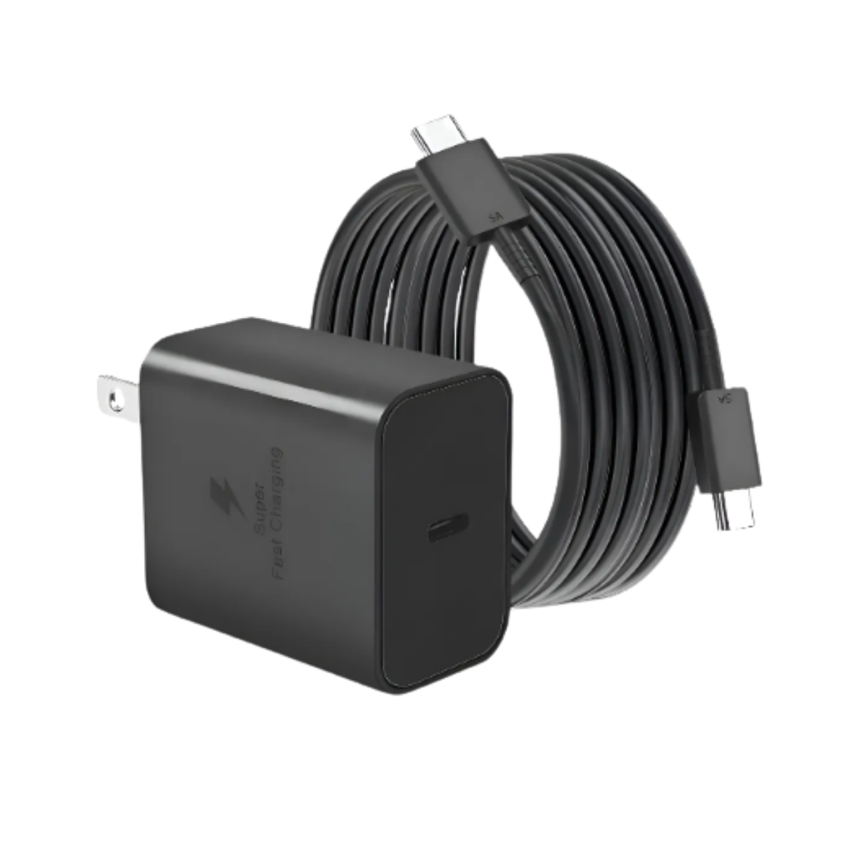45w Cargador Super Carga Con Cable Tipo C Para Samsung S24