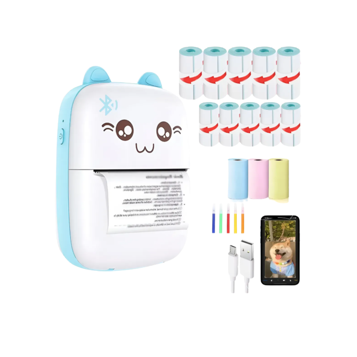Mini Impresora Portátil Térmica Portátil Para Ios/android