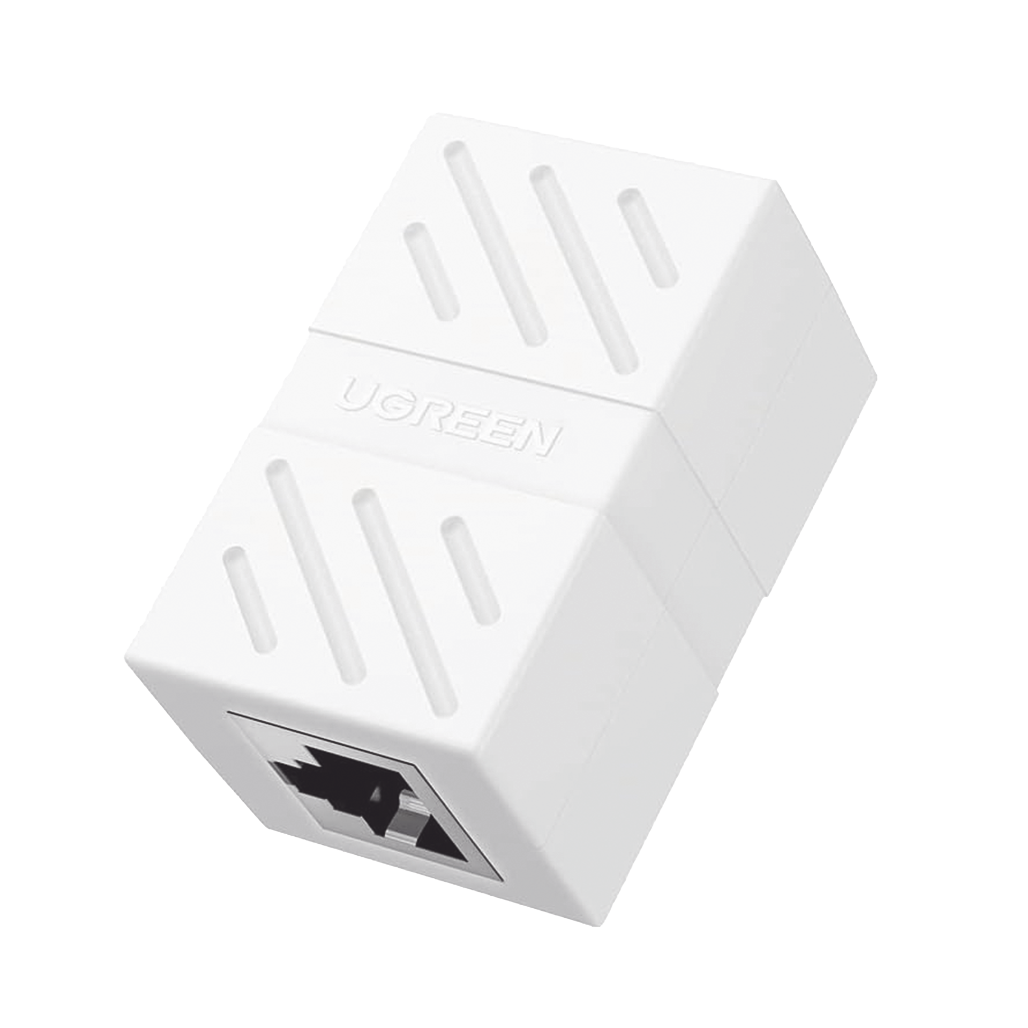 Acoplador Extensor de Cable Ethernet RJ45 a RJ45 - Blanco