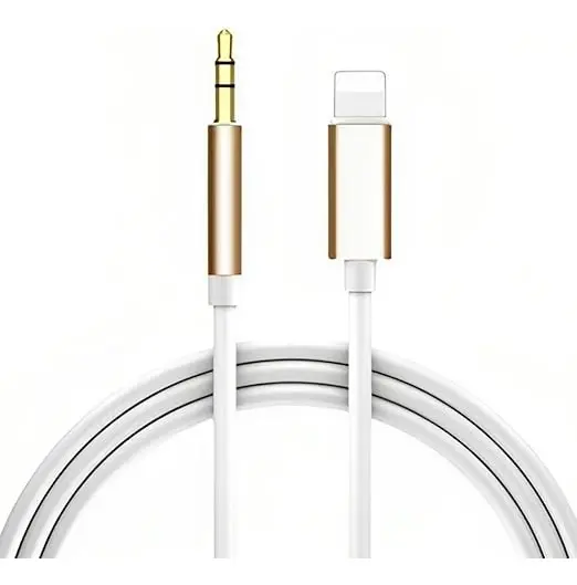 Cable Auxiliar De Audio Para iPhone Lightning A Jack 3.5mm