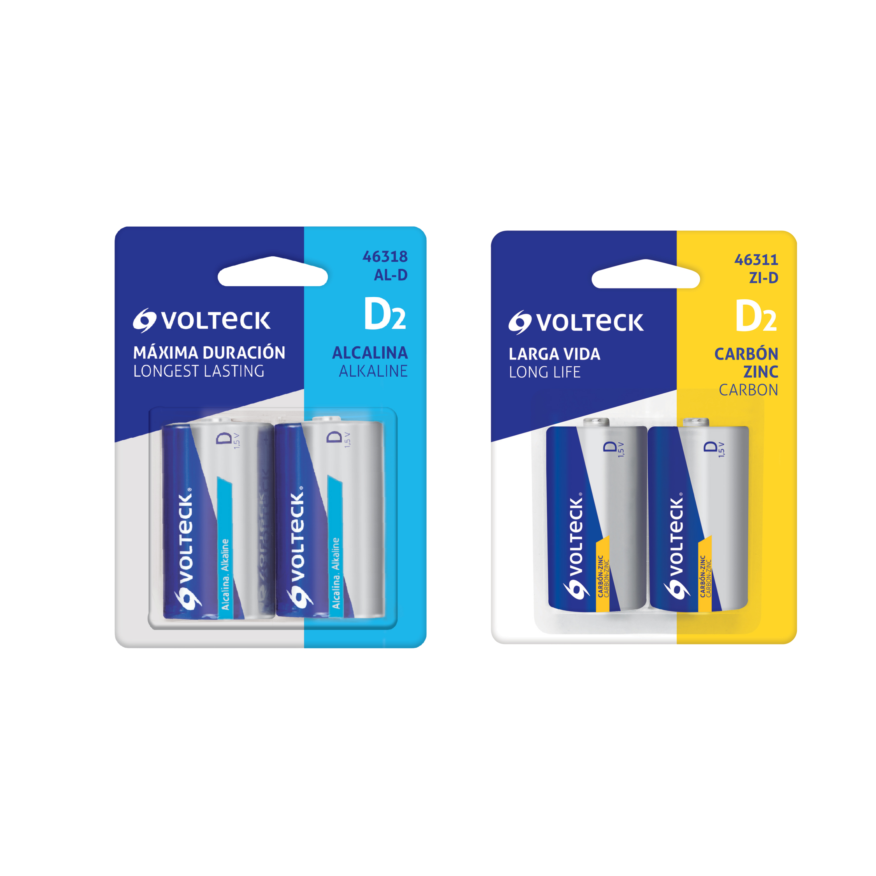 Pilas D2 Volteck