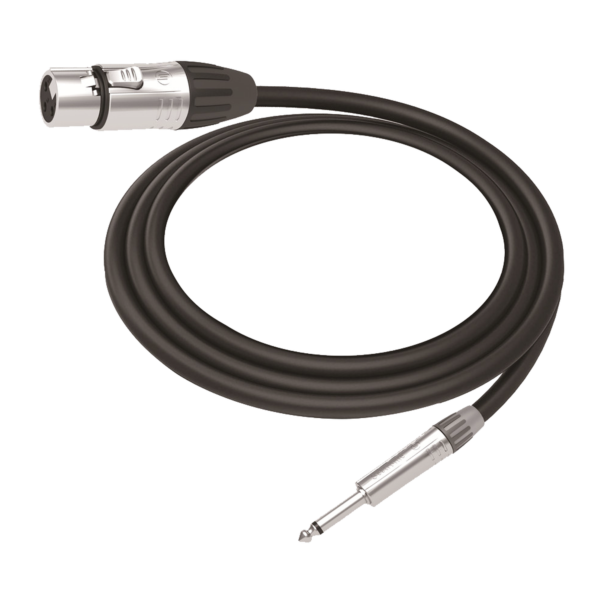 Cable de Audio | XLR 3 Polos Hembra a Plug 1/4 in mono |Conector Seetronic