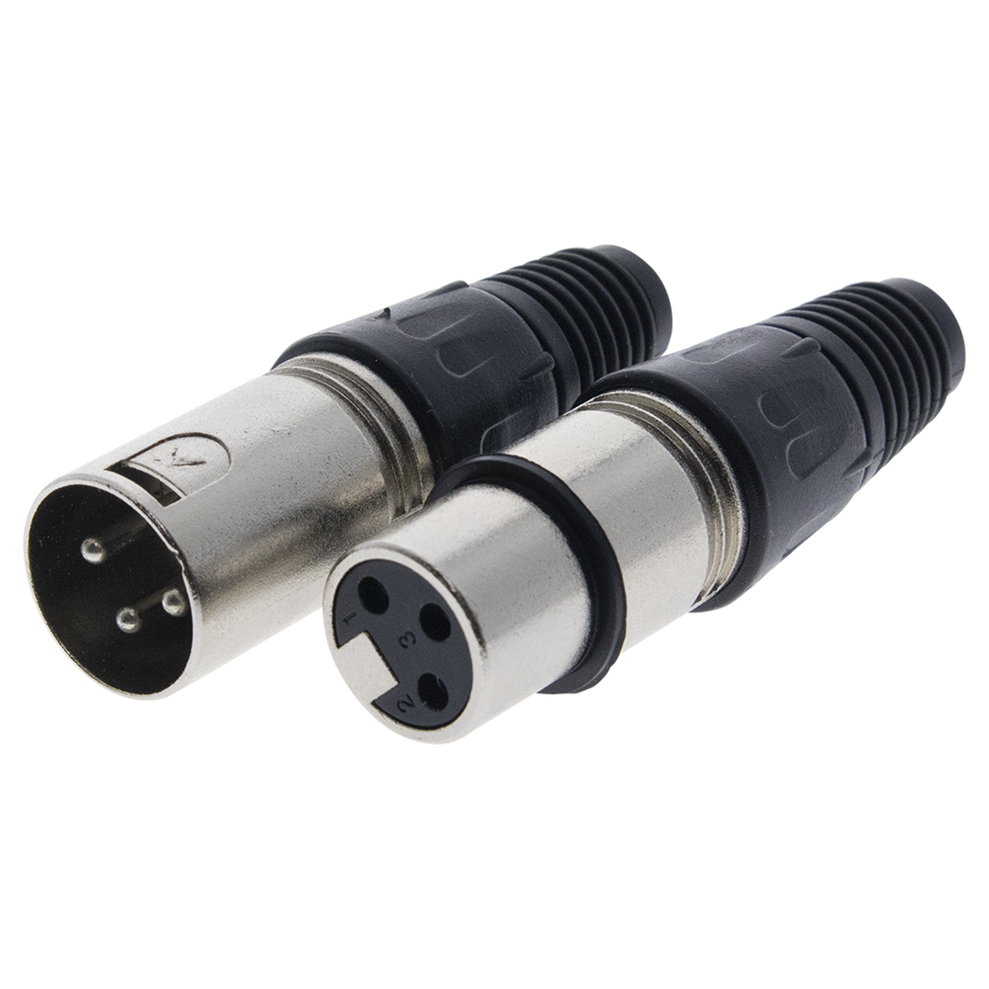 Kit Conector XLR Hembra + XLR Macho, Equipo de Audio Profesional