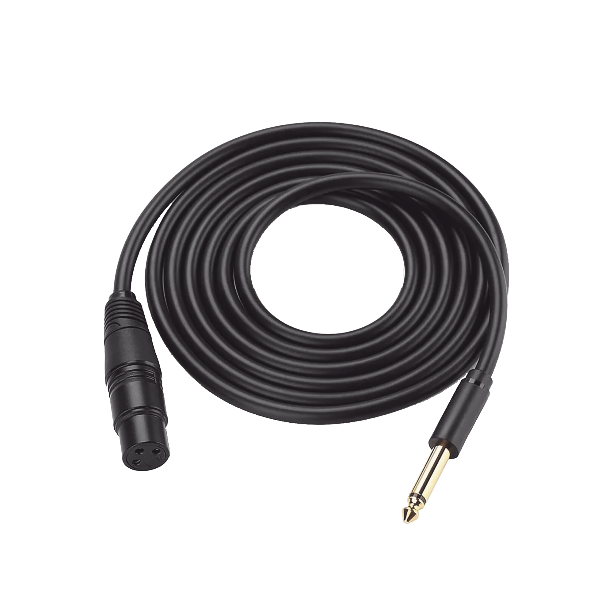 Cable para Micrófono Plug 6.35 mm (1/4 Inch) Macho a XLR Canon Hembra / Núcleo de Cobre / 5 Metros / Alta Calidad
