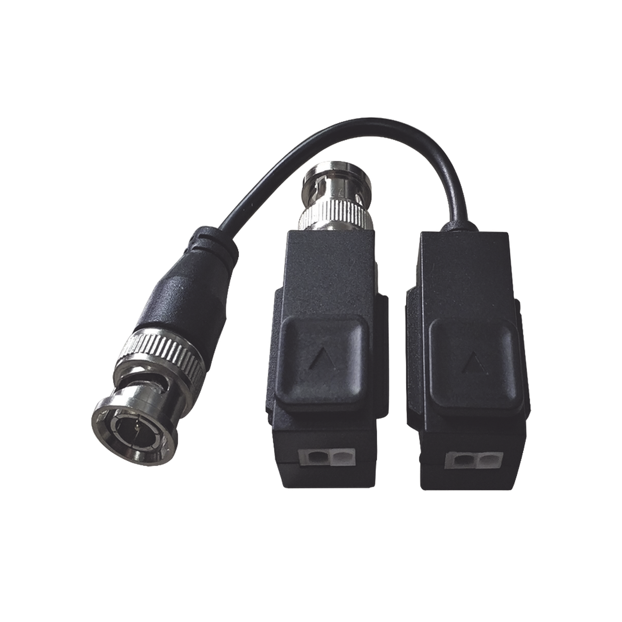 Kit de Transceptor (Balluns) TURBOHD con Boton Push / Hasta 8 MP (4K) / 100% Cobre / Soporta HD-TVI / AHD / CVI / CVBS / Audio por Coaxitron