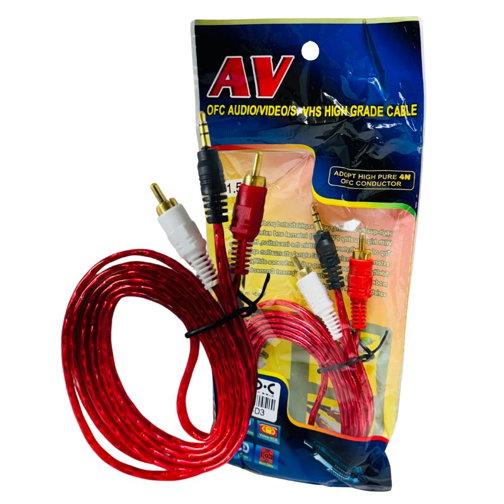 CABLE RCA A AUXILIAR WIR-D3