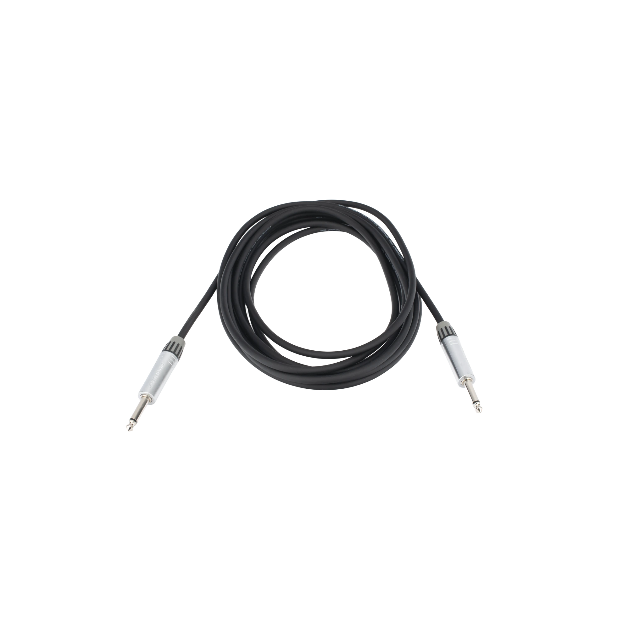 Cable de Audio | Plug 1/4 in a Plug 1/4 in Stereo |Carcasa Cromada | Conectores Seetronic |Longitud 5m