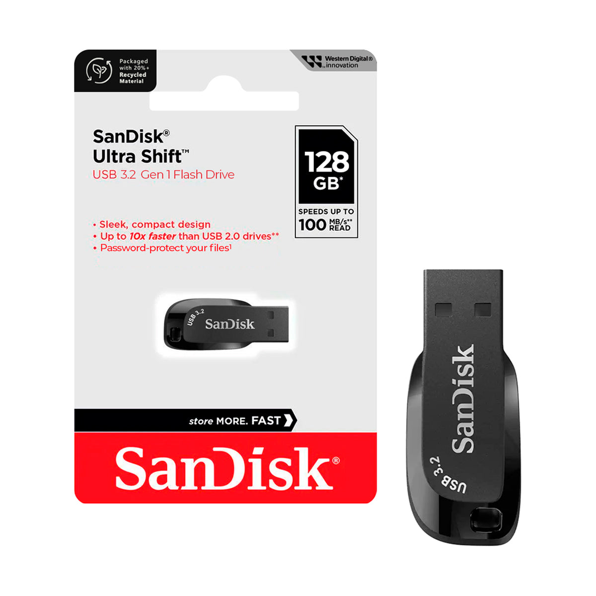 Memoria USB 128 Gb SanDisk Ultra Shift