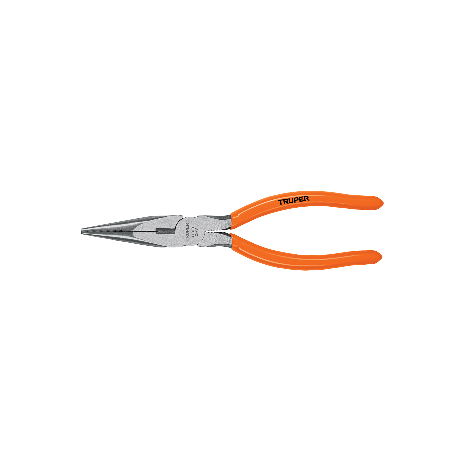 Pinza de punta y corte 8" mango de PVC