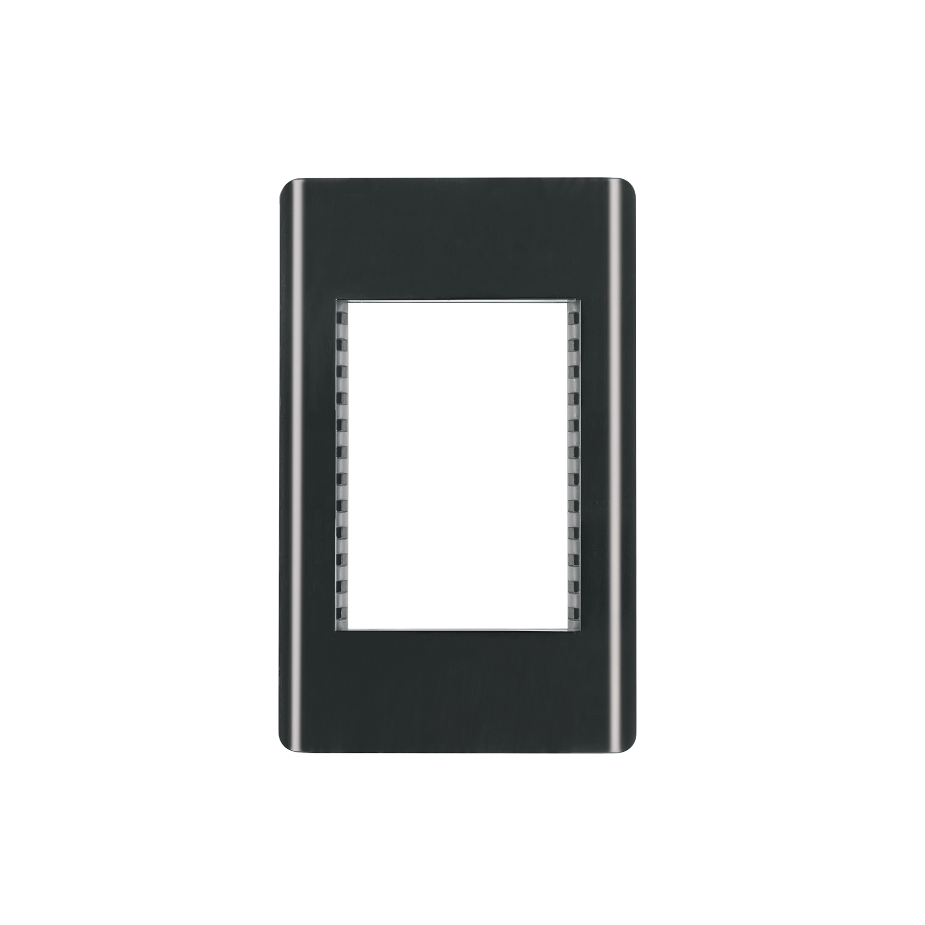 Placa negra de 1 ventana 3 módulos, línea Lisboa
