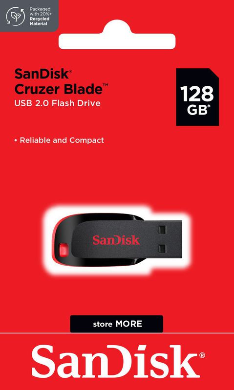 Memoria USB 128 gb Cruzer Blade