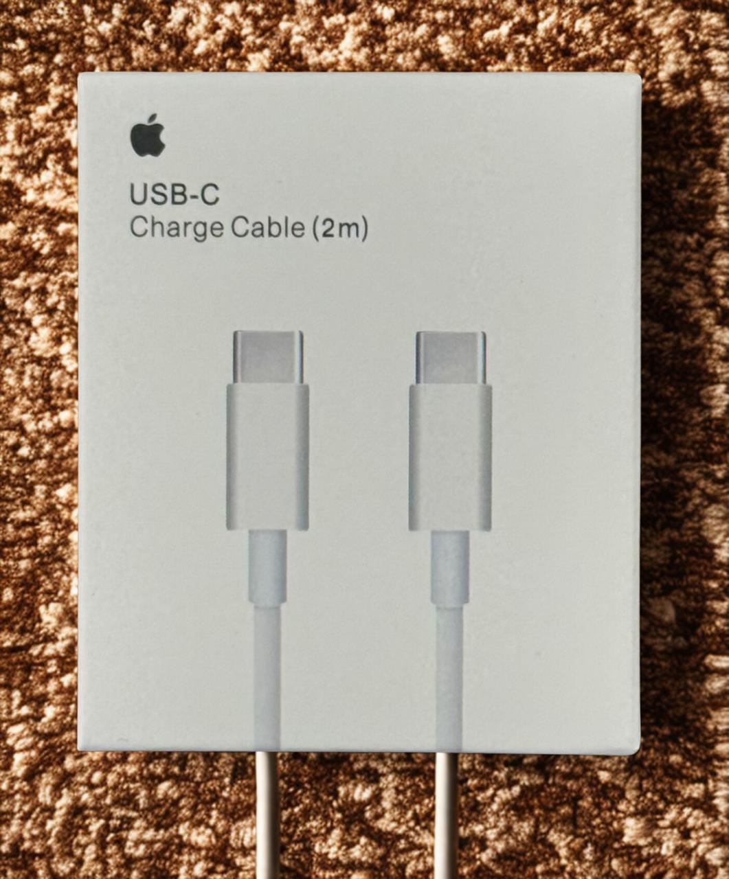 CABLE TIPO C A TIPO C IPHONE 2 METROS ORIGINAL