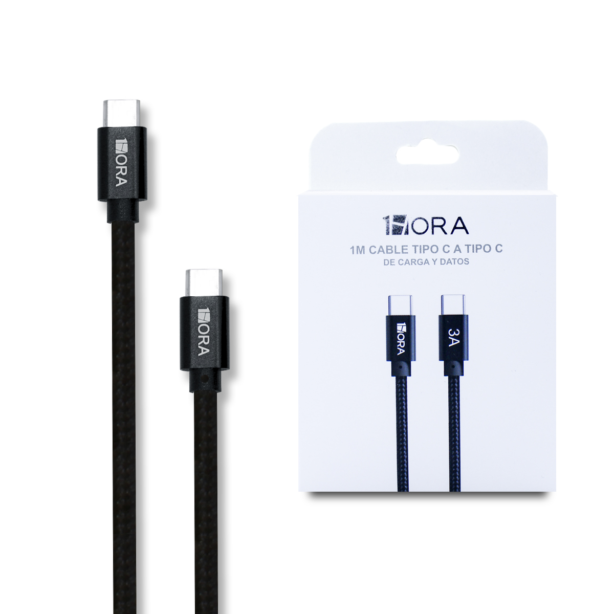 CABLE 1 HORA TIPO C A TIPO C CAB265 3A AGUJETA