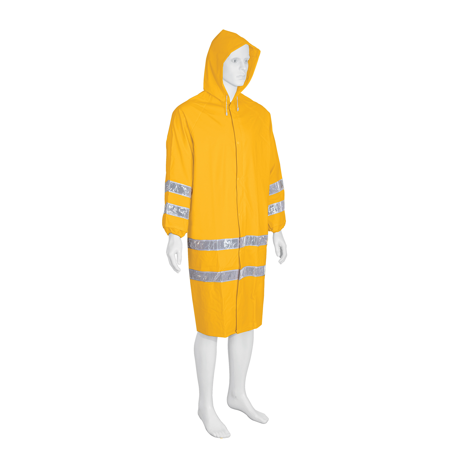 Gabardina impermeable doble capa con reflejante, CH