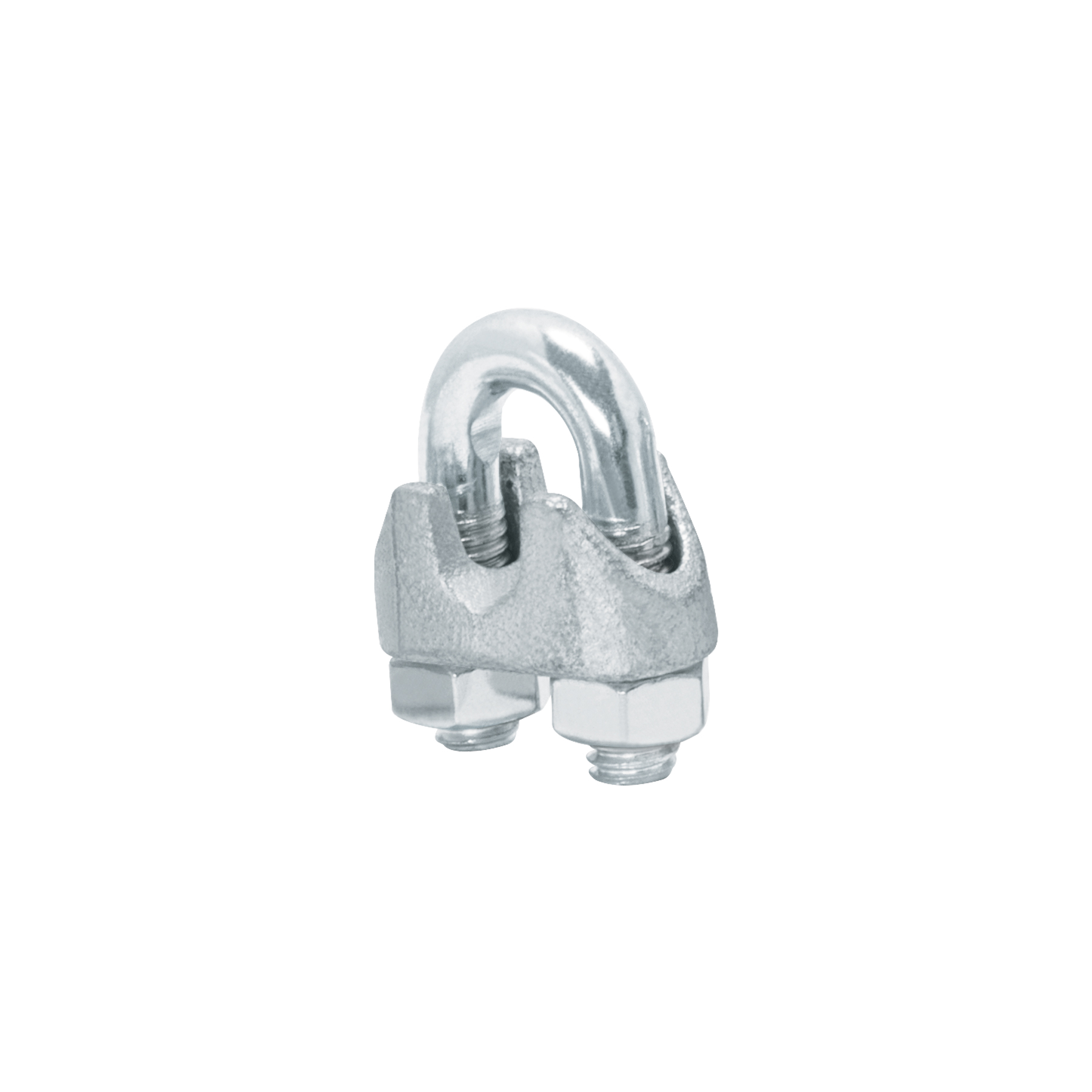 Bolsa c/40 nudos (perros) de hierro p/cable de 1/4", FIERO