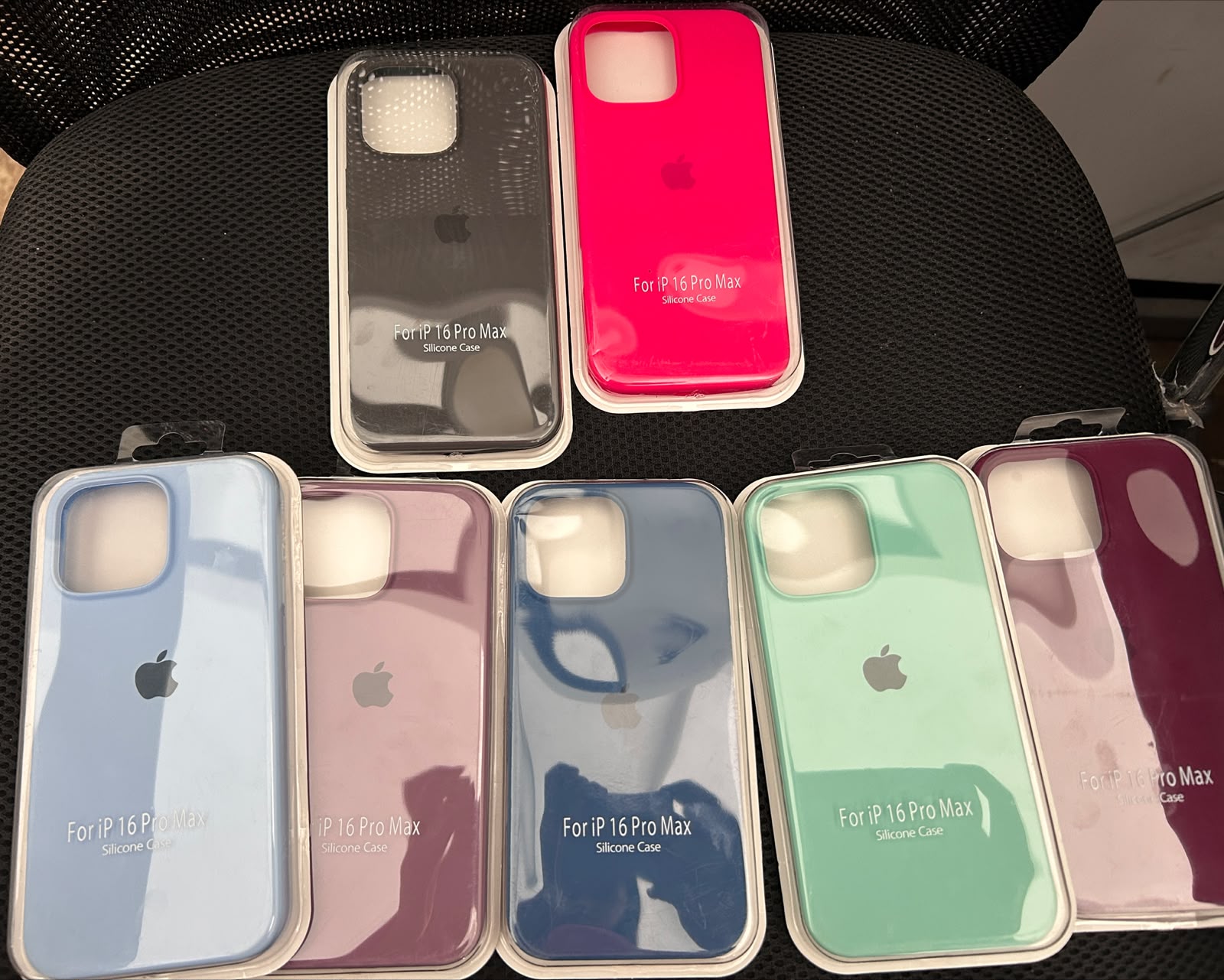 fundas de silicón For iPhone 16 pro Max