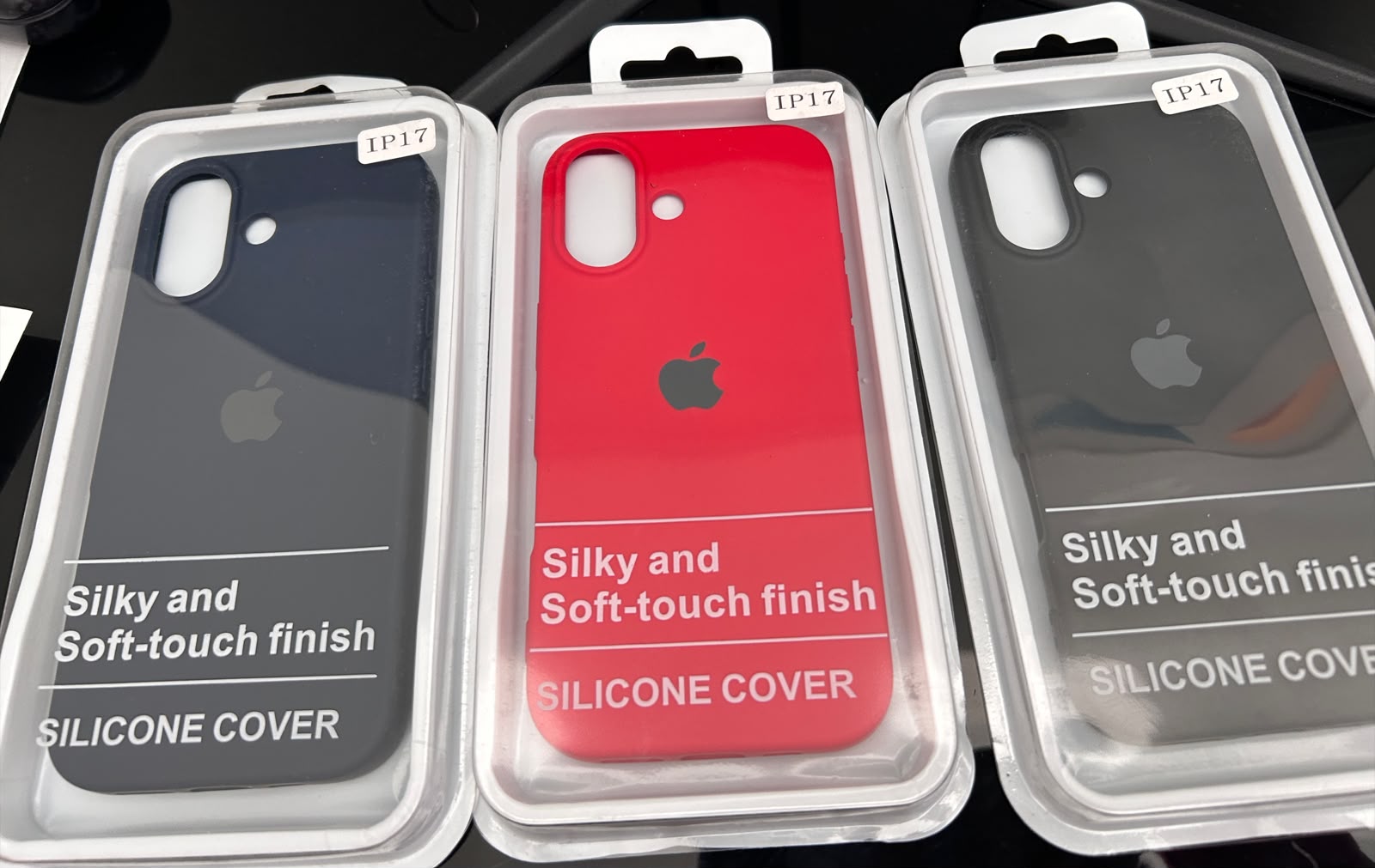 fundas de silicón para iPhone 17