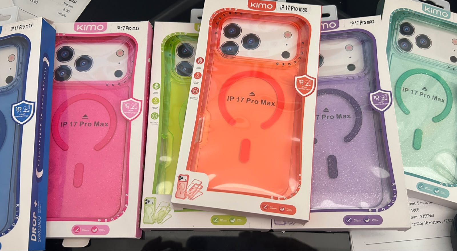 fundas de plástico iPhone 17 pro Max