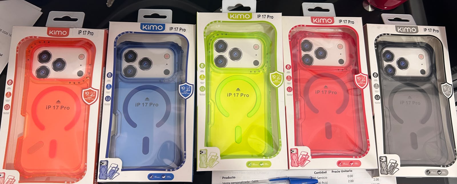 fundas de plástico iPhone 17 pro