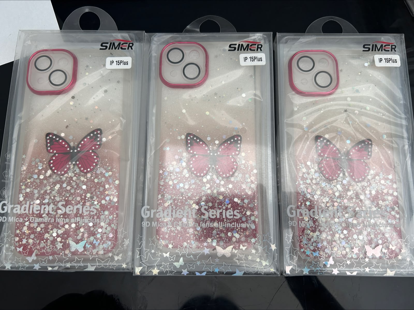 funda de plástico gradiente iPhone 15 Plus