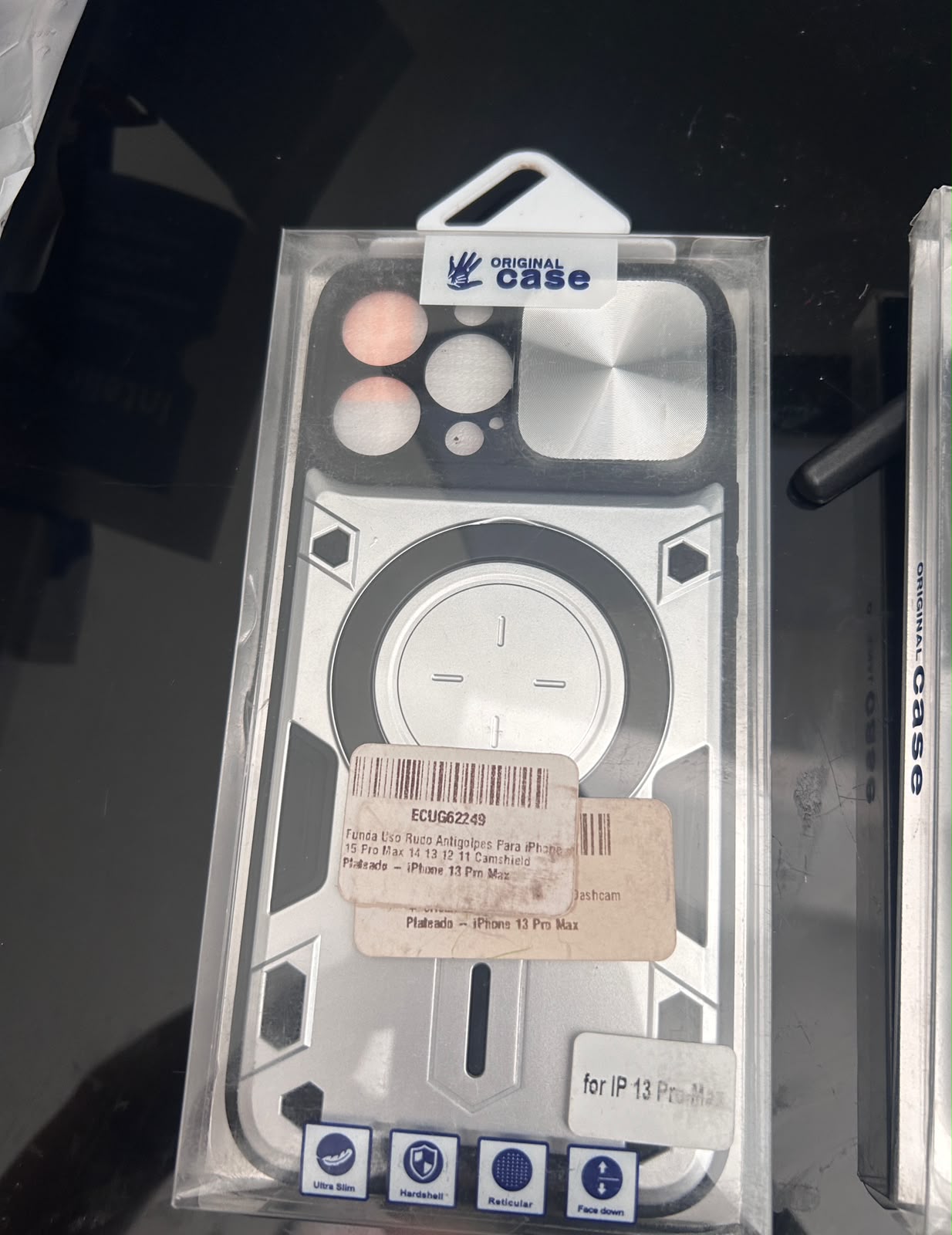 funda de plástico rígida iPhone 13 pro Max