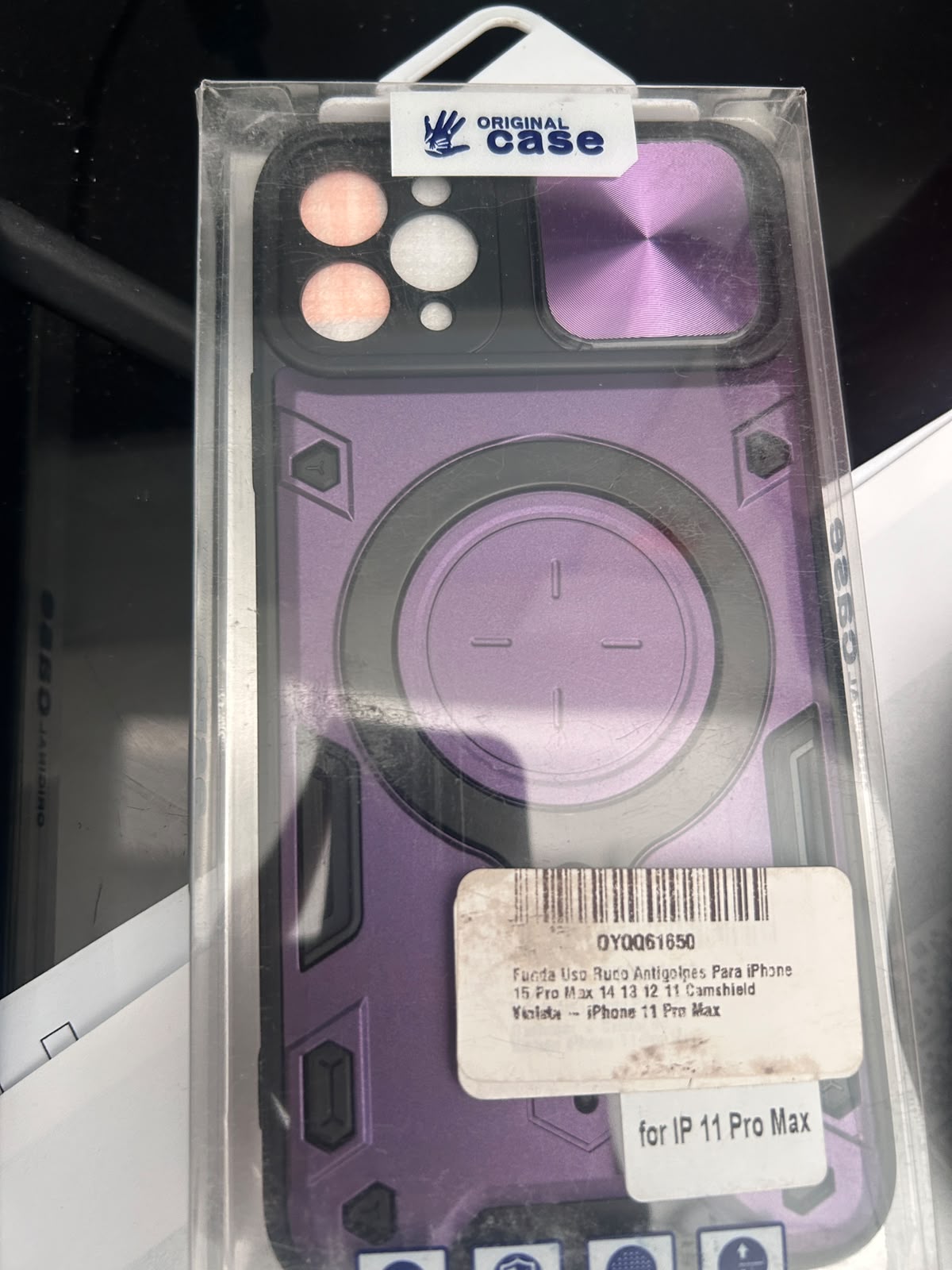 funda de plástico uso rudo iPhone 11 pro Max