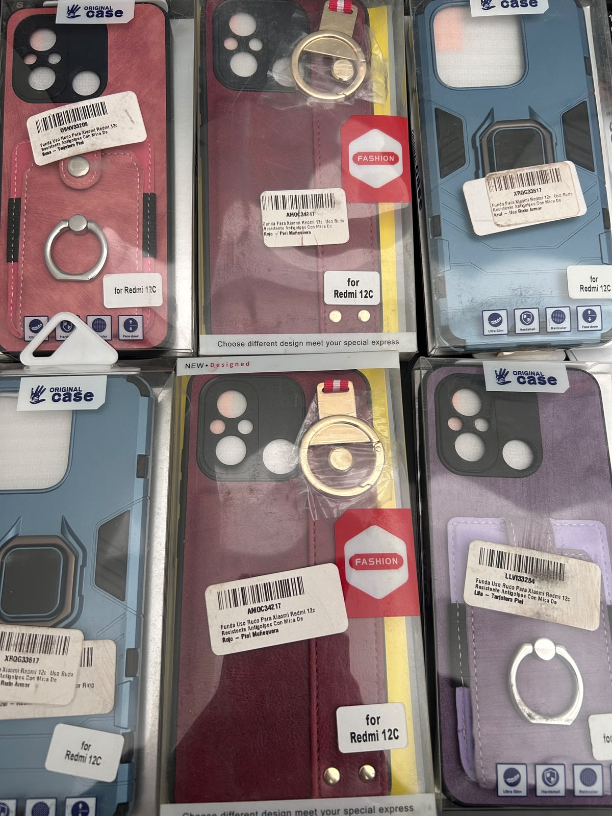 funda de cuero sintético Xiaomi Redmi 12c