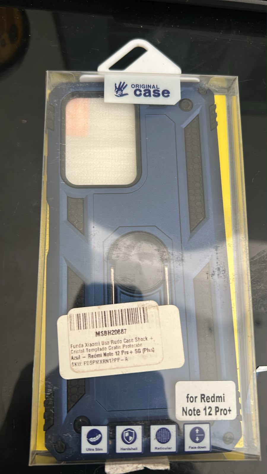 FUNDA DE PLASTICO XIAOMI REDMI NOTW 12 pro+ 5g (plus)
