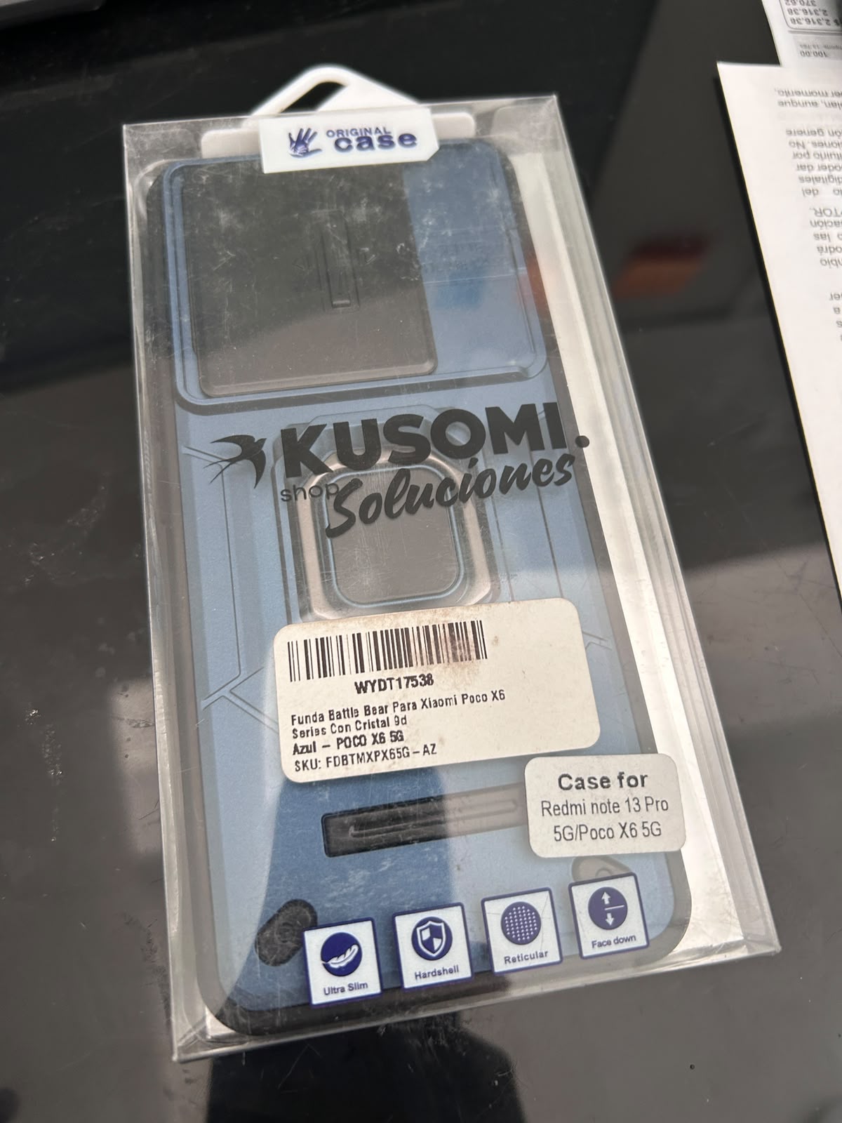 FUNDA DE PLASTICO XIAOMI REDMI NOTE 13 PRO 5G/X6 5G